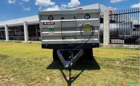 Imagem Carreta Agricola Basculante Hidr. Cbtec 6.000 F Lateral Movel Rt Com Pneus 7.50X16 Tecmesteel Imagem Carreta Agricola Basculante Hidr. Cbtec 6.000 F Lateral Movel Rt Com Pneus 7.50X16 Tecmesteel