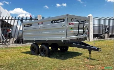 Imagem Carreta Agricola Basculante Hidr. Cbtec 6.000 F Lateral Movel Rt Com Pneus 7.50X16 Tecmesteel Imagem Carreta Agricola Basculante Hidr. Cbtec 6.000 F Lateral Movel Rt Com Pneus 7.50X16 Tecmesteel
