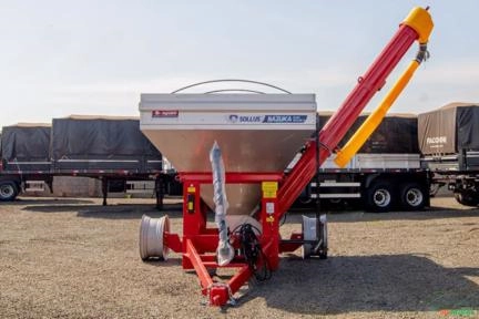 Carreta Graneleira Bazuka 10.800 Flex Inox Adubo E Graos Com Embreagem E Kit Lona Facil Sollus Imagem Carreta Graneleira Bazuka 10.800 Flex Inox Adubo E Graos Com Embreagem E Kit Lona Facil Sollus