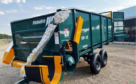 Vagao Forrageiro Vp-10 Tandem Com Pneus - Pinheiro Imagem Vagao Forrageiro Vp-10 Tandem Com Pneus - Pinheiro