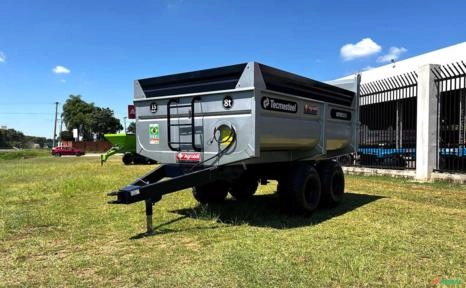 Carreta Basculante Cbtec 8000 8,5M³ Rt Com Pneus 400/60-15.5 Tecmesteel Imagem Carreta Basculante Cbtec 8000 8,5M³ Rt Com Pneus 400/60-15.5 Tecmesteel