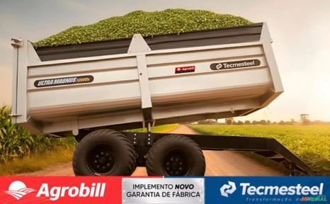 Carreta Agricola Basculante Cbtec 12000 Ultra Magnus- 20.5M³ Tandem C/ Pneus 500/60X22.5 Tecmesteel Imagem Carreta Agricola Basculante Cbtec 12000 Ultra Magnus- 20.5M³ Tandem C/ Pneus 500/60X22.5 Tecmesteel