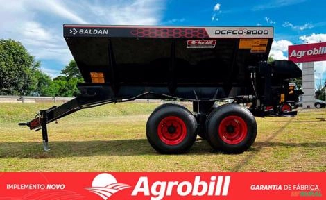 Distribuidor De Calcário Dcfco 8000 Com Motor Hidráulico - Baldan. Imagem Distribuidor De Calcário Dcfco 8000 Com Motor Hidráulico - Baldan.