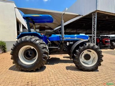 Trator New Holland 7630 4X4 Ano 2020 Com 525 Horas Seminovo Imagem Trator New Holland 7630 4X4 Ano 2020 Com 525 Horas Seminovo