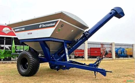 Carreta Graneleira 22000 Grannus Com Pneus 650/65x30.5 - Tecmesteel Imagem Carreta Graneleira 22000 Grannus Com Pneus 650/65x30.5 - Tecmesteel