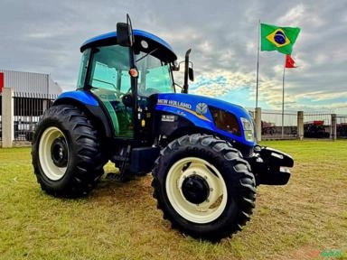 Trator New Holland TL 5.80 4X4 Ano 2023 Imagem Trator New Holland TL 5.80 4X4 Ano 2023