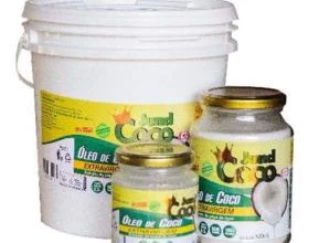 Óleo de coco extravirgem puro - A granel/ 200 ml e 500 ml