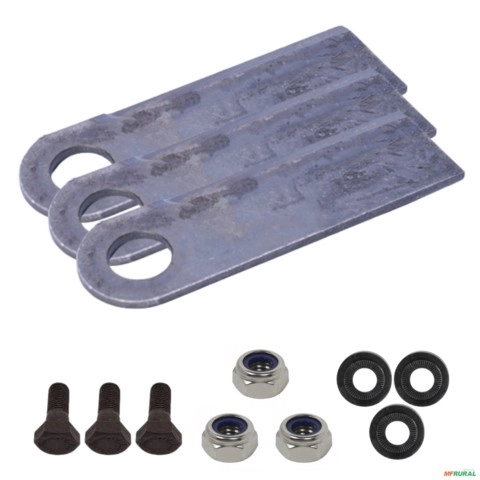 KIT FACA PICADOR C/PARAFUSO TC (3 FACAS) - 84991906 Imagem KIT FACA PICADOR C/PARAFUSO TC (3 FACAS) - 84991906