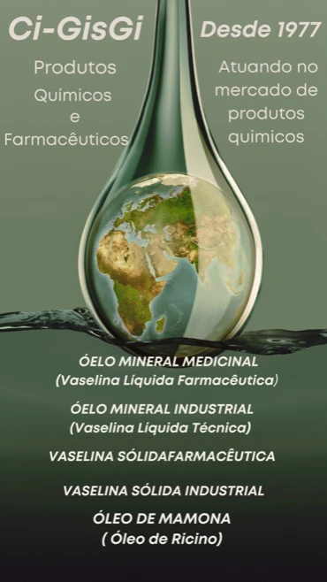 Óleo Mineral USP / Vaselina líquida / Óleo Mineral Industrial / Óleo de Mamona