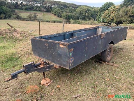 Carreta de 1 eixo reforçada Imagem Carreta de 1 eixo reforçada