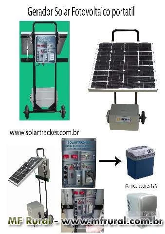 Gerador solar portatil
