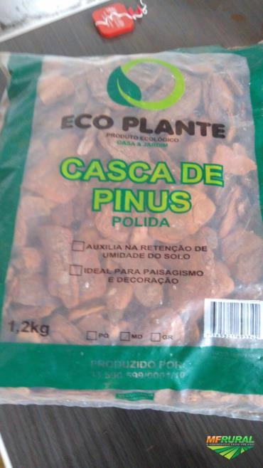 Imagem Casca de pinus embalada Imagem Casca de pinus embalada