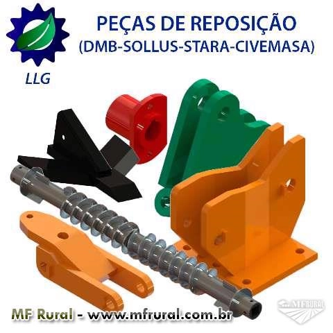 PEÇAS CANAVIEIRAS DMB - CIVEMASA - SERMAG - JAN - SOLLUS Imagem PEÇAS CANAVIEIRAS DMB - CIVEMASA - SERMAG - JAN - SOLLUS
