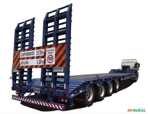 Prancha Linha Amarela 4 Eixos 13.00m Imagem Prancha Linha Amarela 4 Eixos 13.00m