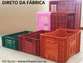 Caixas Plasticas, Agrícolas, Hortifruti, Frutas, Frango (FABRICA SP, MG, BA)