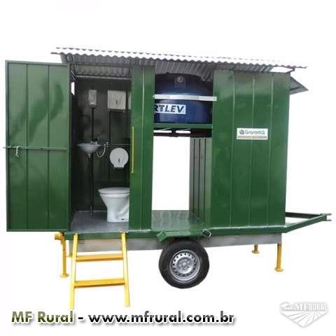 BANHEIRO COM CAIXA DE DEJETOS Imagem BANHEIRO COM CAIXA DE DEJETOS