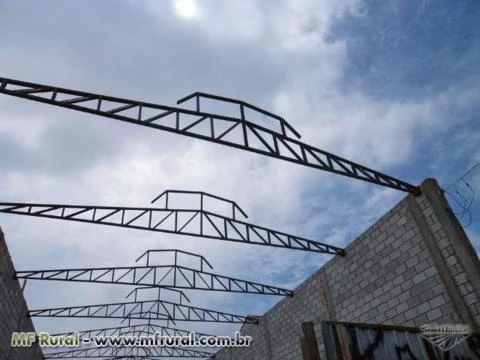 Fabricação Montagem e Construção de Galpão Barracão Armazéns Cobertura e Estruturas Metálicas