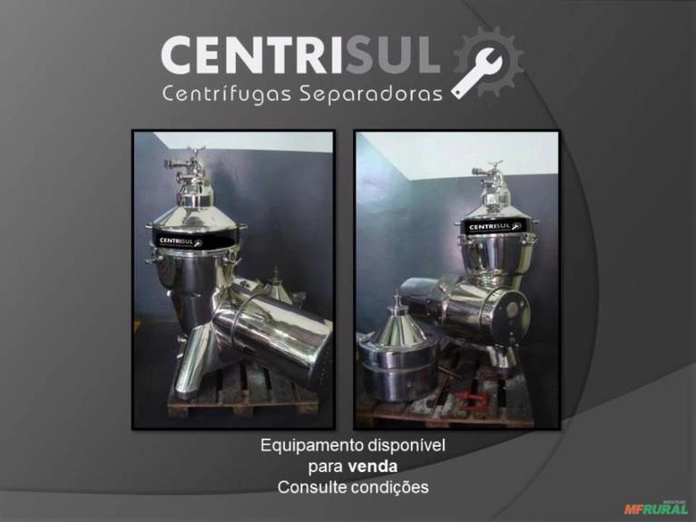 Centrífuga Desnatadeira, Padronizadora e Clarificadora para Leite e Soro Alfa Laval Imagem Centrífuga Desnatadeira, Padronizadora e Clarificadora para Leite e Soro Alfa Laval