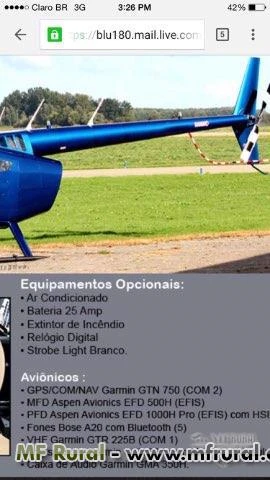Helicóptero r44 robison