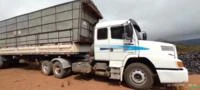 MB 1634 Truck + carreta Randon Gaiola p/Carvão