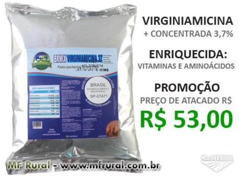 VIRGINIAMICINA 3,7% - Ganho de Peso Comprovado - PREÇO DE ATACADO