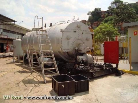 Caldeira 4000 kgv/h com anti-fornalha a lenha Imagem Caldeira 4000 kgv/h com anti-fornalha a lenha