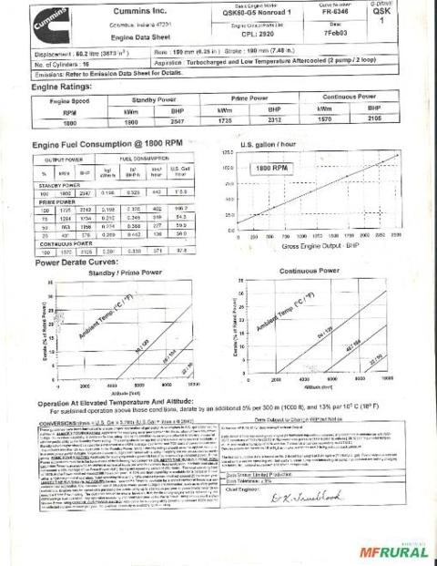 Imagem GERADOR DE 2MW, com 4 polos na garantia Imagem GERADOR DE 2MW, com 4 polos na garantia