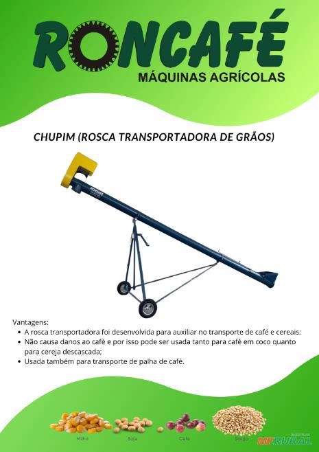 Chupim para grãos Rosca Transportadora Imagem Chupim para grãos Rosca Transportadora