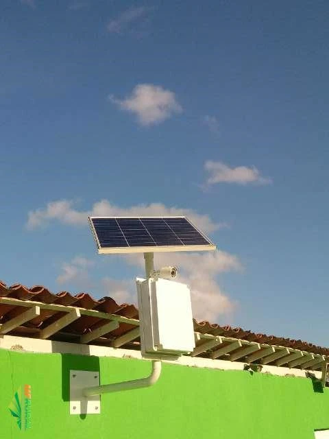 Câmera De Segurança Chip - 3g/4g e rede wi-fi Energia Solar