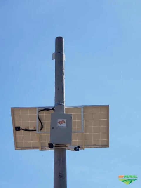 Câmera De Segurança Chip - 3g/4g e rede wi-fi Energia Solar