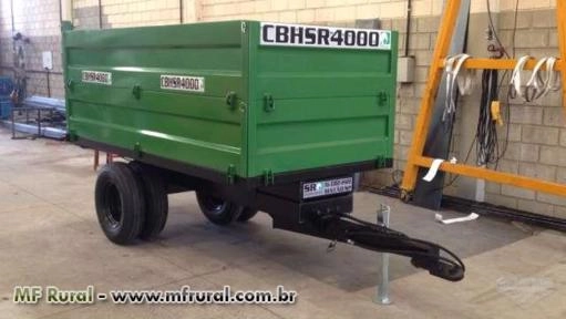 CARRETA BASCULANTE HIDRAULICA Imagem CARRETA BASCULANTE HIDRAULICA