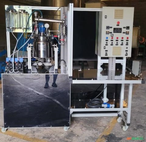 Reator Planta Piloto em Aço Inox Imagem Reator Planta Piloto em Aço Inox