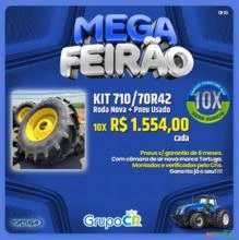 KIT 710/70R42  Roda Nova + Pneu Usado