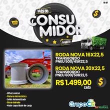 RODA NOVA 16 X 22.5 P/ TRANSBORDO