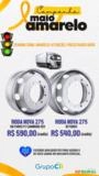 RODA NOVA 275 10 FUROS Imagem RODA NOVA 275 10 FUROS