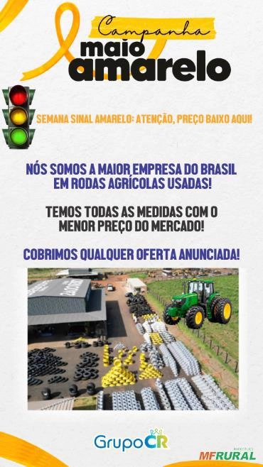 RODAS AGRÍCOLAS NOVAS E USADAS Imagem RODAS AGRÍCOLAS NOVAS E USADAS