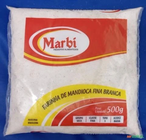 Farinha de Mandioca Grossa, Fina, Fina Torrada