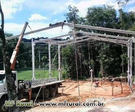 Barracão Pré Moldado e Blocos de Concreto