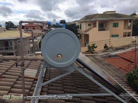Imagem Aquecedor Solar com tubo à vácuo e controle automatizado Imagem Aquecedor Solar com tubo à vácuo e controle automatizado