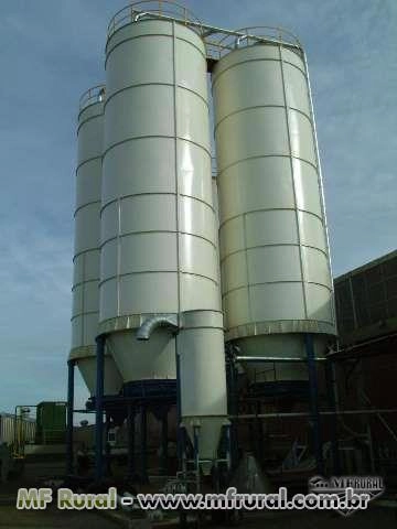 SILOS METÁLICOS PARA ARMAZENAMENTO DE TRIGO, FARINHA, AÇUCAR E OUTROS Imagem SILOS METÁLICOS PARA ARMAZENAMENTO DE TRIGO, FARINHA, AÇUCAR E OUTROS