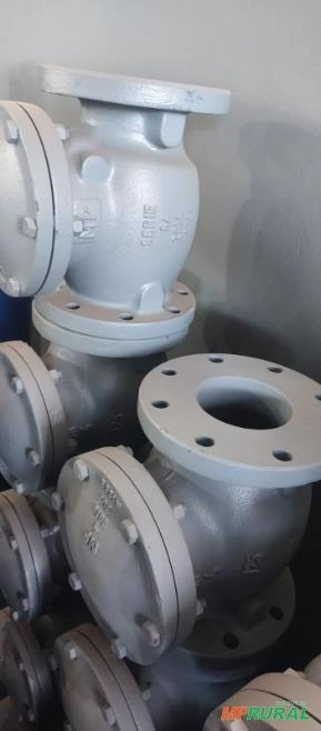 Válvula de Retenção Portinhola 8" – Classe 125 lbs – ANSI Imagem Válvula de Retenção Portinhola 8" – Classe 125 lbs – ANSI