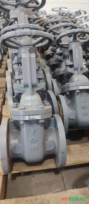 VÁLVULA GAVETA 3 " - CLASSE 125LBS - HASTE ASCENDENTE ANSI Imagem VÁLVULA GAVETA 3 " - CLASSE 125LBS - HASTE ASCENDENTE ANSI