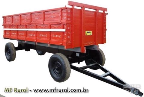 CARRETA AGRÍCOLA MADEIRA ( AGRICAR MADEIRA 6.000KG ) Imagem CARRETA AGRÍCOLA MADEIRA ( AGRICAR MADEIRA 6.000KG )