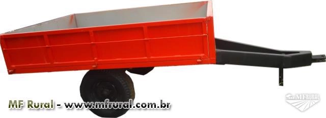 CARRETA AGRÍCOLA METAL AGRI CAR METAL 3.000 KG Imagem CARRETA AGRÍCOLA METAL AGRI CAR METAL 3.000 KG