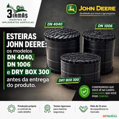 Esteira Jhon Deere Dry Box 300 - DN 4040- DN 1006 Imagem Esteira Jhon Deere Dry Box 300 - DN 4040- DN 1006