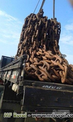 Correntão marítimo 52mm para desmatamento Imagem Correntão marítimo 52mm para desmatamento