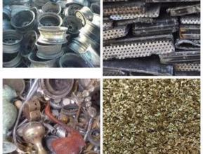 Sucata de Roda de Aluminio, Chumbo, Antimonio/Zamack, metal, bronze, radiadores e magnésio