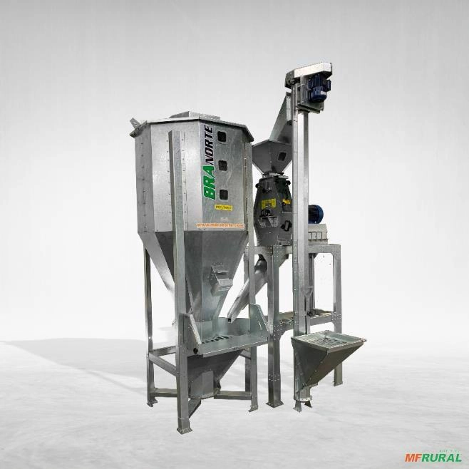 Fábrica de Ração Compacta 01 - 1000kg/h (Bovinos, Suínos e Aves) Imagem Fábrica de Ração Compacta 01 - 1000kg/h (Bovinos, Suínos e Aves)