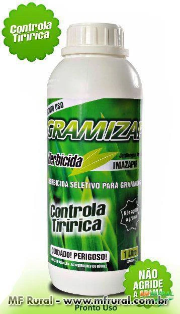 Gramizap Herbicida Imazapir - Mata tiririca - 1 litro pronto para uso