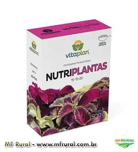 Nutriplantas 15-15-20 500g Vitaplan - Grátis dosador!
